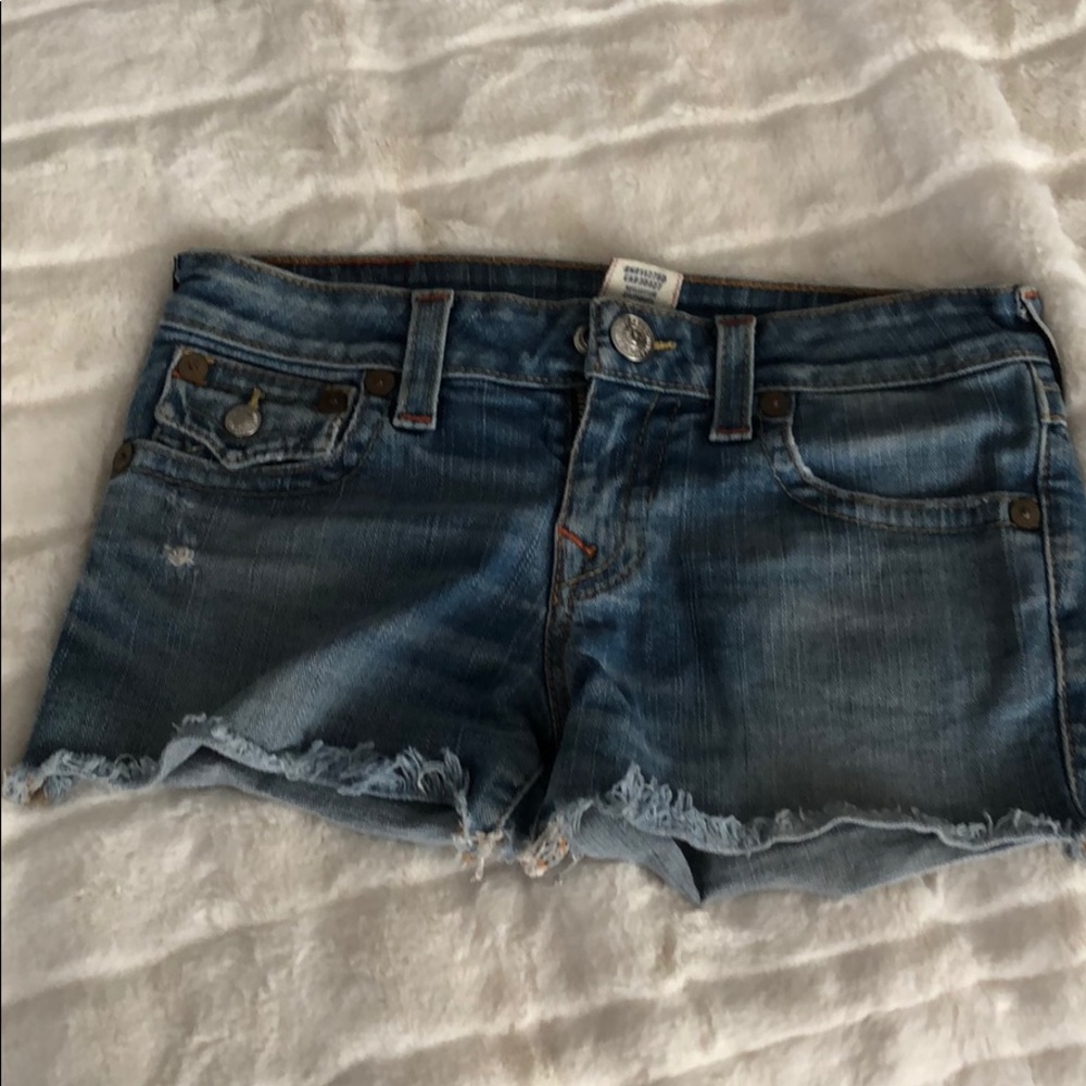 Girls true religion shorts
